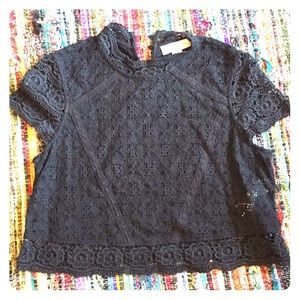Black Knit Top